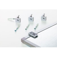 thumb-Prikbord Bulletin, kleur zwart-2209, afmeting 90 x 120 cm.-3