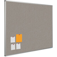thumb-Prikbord Bulletin met Softline profiel en montage set. Kleur 2182 - Duck Egg-1