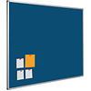 Smit-Visual Prikbord Bulletin, kleur blauw-2214, afmeting 90 x 120 cm.
