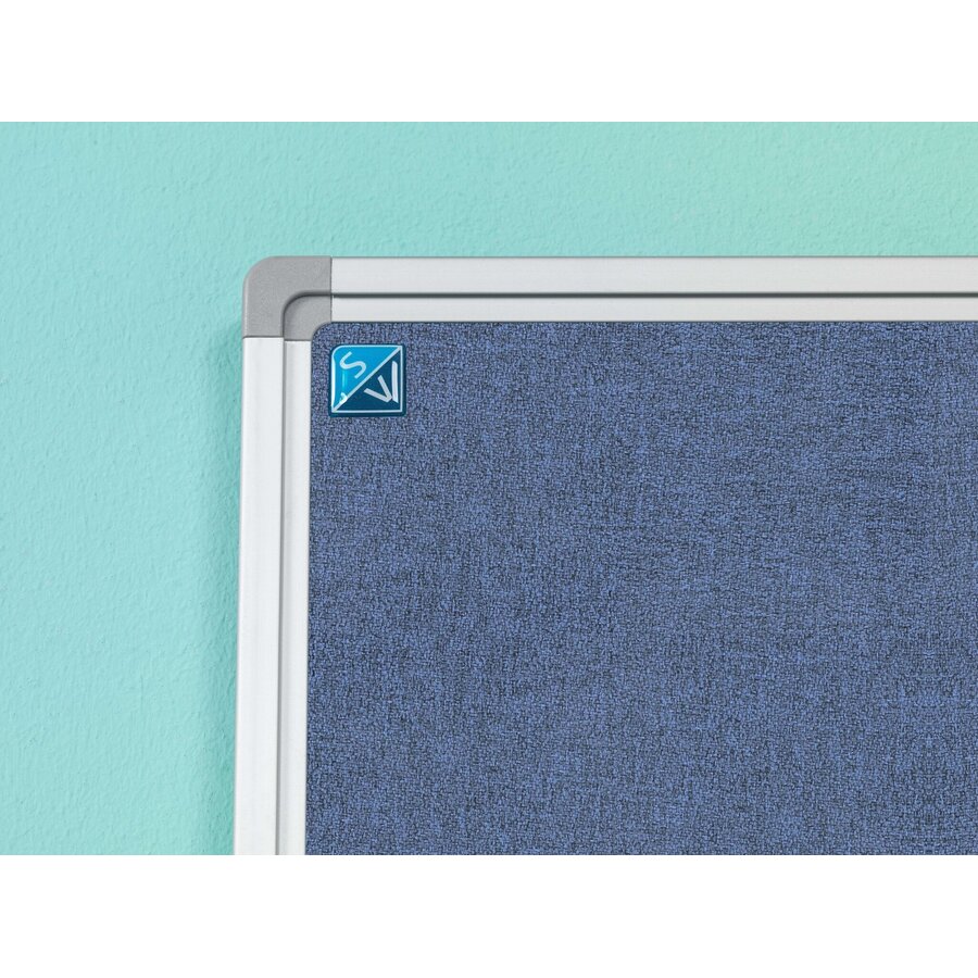 Prikbord Bulletin, kleur blauw-2214, afmeting 90 x 120 cm.-3