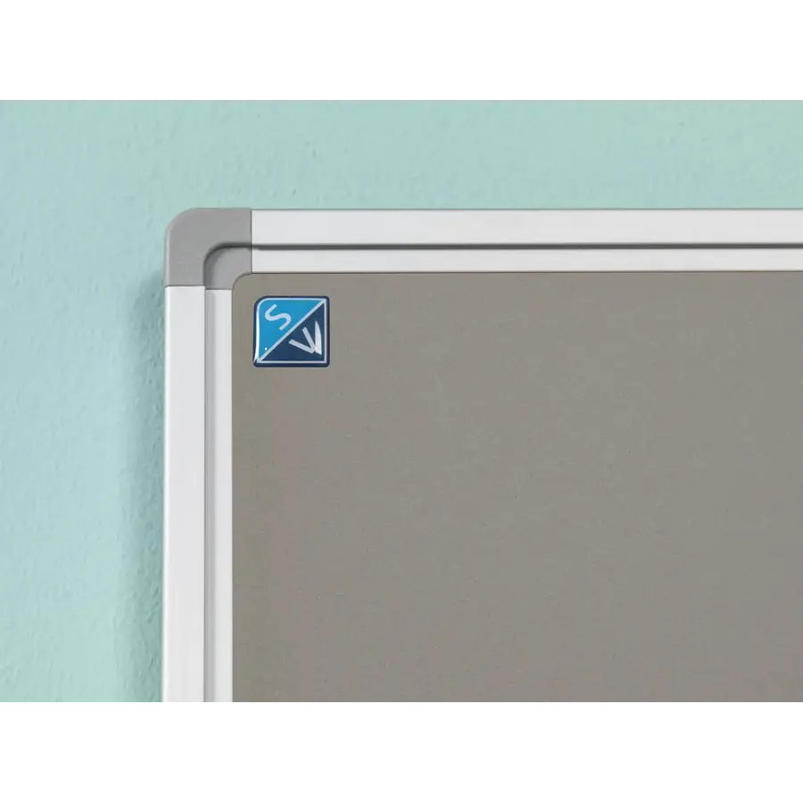 Prikbord Bulletin, kleur grijs-2182, afmeting 90 x 120 cm.-3