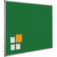 thumb-Prikbord Camira vilt, groen met alu Softline profiel in 6 afm.-1