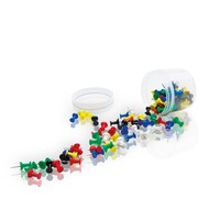 thumb-Prikbord Camira vilt, zacht blauw met alu Softline profiel in 6 afm.-4