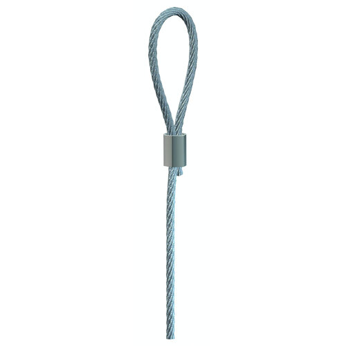 Staaldraad met lus in 4 lengtes 