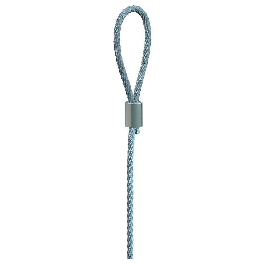 Artiteq 2 mm. staaldraad met lus, 4 lengtes: 150, 200, 250 en 300 cm.-1