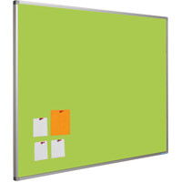 thumb-Prikbord Camira vilt, helder groen met alu Softline profiel in 6 afm.-1