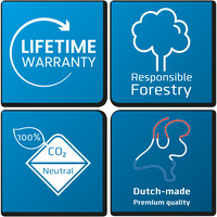 thumb-Prikbord Camira vilt, donker grijs met alu Softline profiel in 6 afm.-2