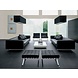 Modern Ottoman Barcelona Black Leather Modern Ottoman Barcelona Black Leather