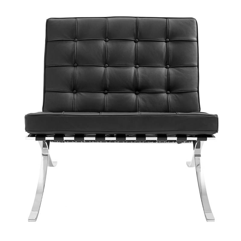 Barcelona Chair Black Premium Leather - Shipped within 24 ...