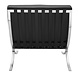 Modern Armchair Barcelona Black Leather Modern Armchair Barcelona Black Leather