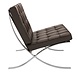 Modern Armchair Barcelona Brown Leather Modern Armchair Barcelona Brown Leather