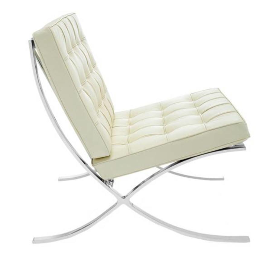 Barcelona chair cream leather