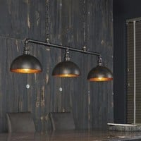 Ceiling Light Sena Black Industrial Design