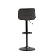 Industrial Bar Stool Ezra Anthracite microfiber Industrial Bar Stool Ezra Anthracite microfiber