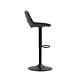 Industrial Bar Stool Ezra Anthracite microfiber Industrial Bar Stool Ezra Anthracite microfiber
