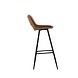 Industrial Bar Stool Jordan Cognac Microfiber Industrial Bar Stool Jordan Cognac Microfiber