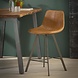 Modern bar stool Kendal Cognac Modern bar stool Kendal Cognac