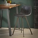 Modern bar stool Kendal Black Modern bar stool Kendal Black