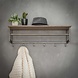 Coat rack Ricardo wall shelf Oak veneer Coat rack Ricardo wall shelf Oak veneer