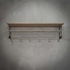 Coat rack Ricardo wall shelf Oak veneer Coat rack Ricardo wall shelf Oak veneer