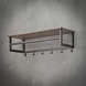 Coat rack Ricardo wall shelf Oak veneer Coat rack Ricardo wall shelf Oak veneer