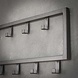 Industrial coat rack Max 15 hooks Industrial coat rack Max 15 hooks