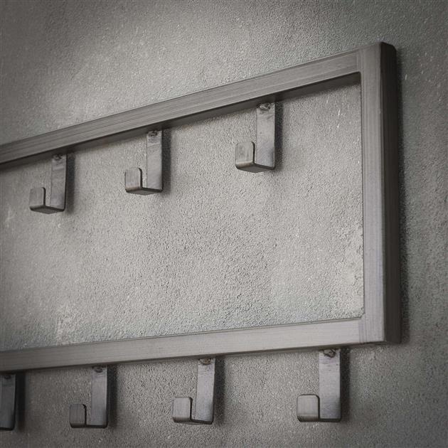 Industrial coat rack Max 15 hooks Furnwise