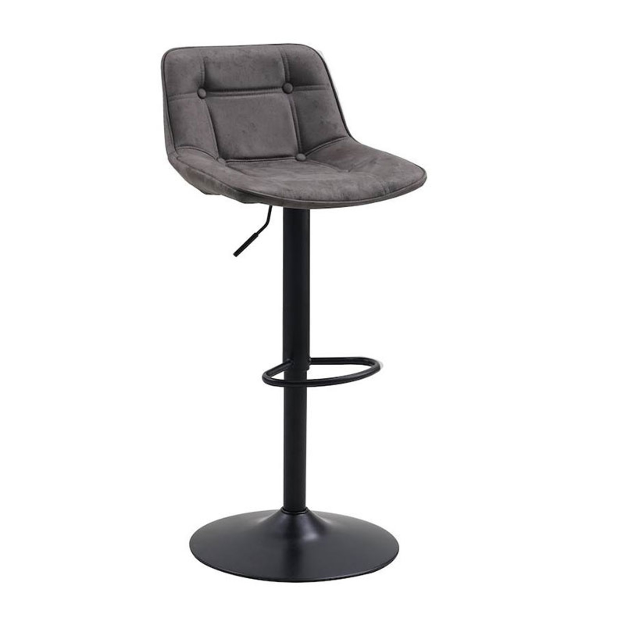 Industrial Bar Stool Ezra Anthracite - Shipped within 24 hours! - Furnwise