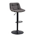 Industrial Bar Stool Ezra Anthracite microfiber Industrial Bar Stool Ezra Anthracite microfiber