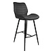 Bar Stool Morris Anthracite Industrial Design Bar Stool Morris Anthracite Industrial Design