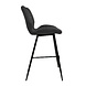 Bar Stool Morris Anthracite Industrial Design Bar Stool Morris Anthracite Industrial Design