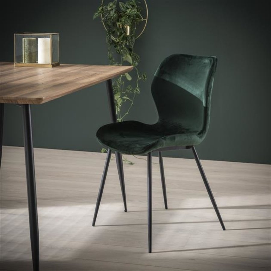 velvet dining chair golf green