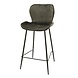 Velvet bar stool Golf Anthracite Velvet bar stool Golf Anthracite