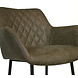 Industrial Bar Stool Club Olive Green leather Industrial Bar Stool Club Olive Green leather