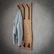 Wooden coat rack Tommy 2x3 hooks Wooden coat rack Tommy 2x3 hooks
