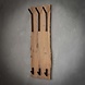 Wooden coat rack Tommy 2x3 hooks Wooden coat rack Tommy 2x3 hooks