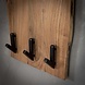 Wooden coat rack Tommy 2x3 hooks Wooden coat rack Tommy 2x3 hooks