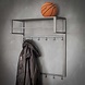 Industrial coat rack Max shelf and rod Industrial coat rack Max shelf and rod