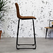 Industrial Bar Stool Ryan Cognac Industrial Bar Stool Ryan Cognac