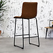 Industrial Bar Stool Ryan Cognac Industrial Bar Stool Ryan Cognac