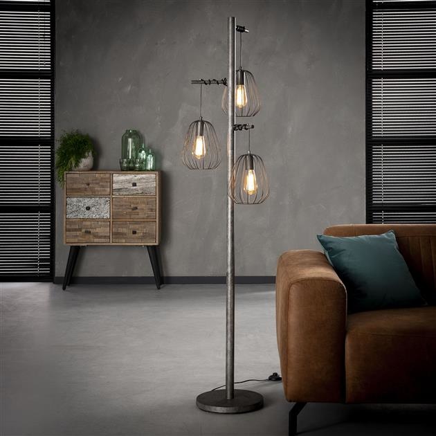 Industrial Floor lamp Roan - Available from stock at Furnwise! - Furnwise