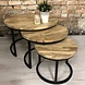 Industrial Coffee Table Capella (Set of 3) Industrial Coffee Table Capella (Set of 3)