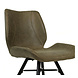 Industrial Dining Chair Barrel Green Eco-Leather Industrial Dining Chair Barrel Green Eco-Leather