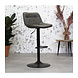 Industrial Bar Stool Ezra Anthracite microfiber Industrial Bar Stool Ezra Anthracite microfiber