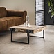 Industrial Coffee Table Mount Solid Teak Wood 70 x 70 Industrial Coffee Table Mount Solid Teak Wood 70 x 70