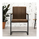 Industrial Dining Chair Brandon Brown Industrial Dining Chair Brandon Brown