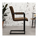 Industrial Dining Chair Brandon Brown Industrial Dining Chair Brandon Brown
