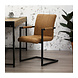 Industrial Dining Chair Brandon Cognac Industrial Dining Chair Brandon Cognac