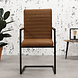 Industrial Dining Chair Bars Cognac with arm Industrial Dining Chair Bars Cognac with arm