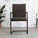 Industrial Dining Chair Bars Taupe with arm Industrial Dining Chair Bars Taupe with arm